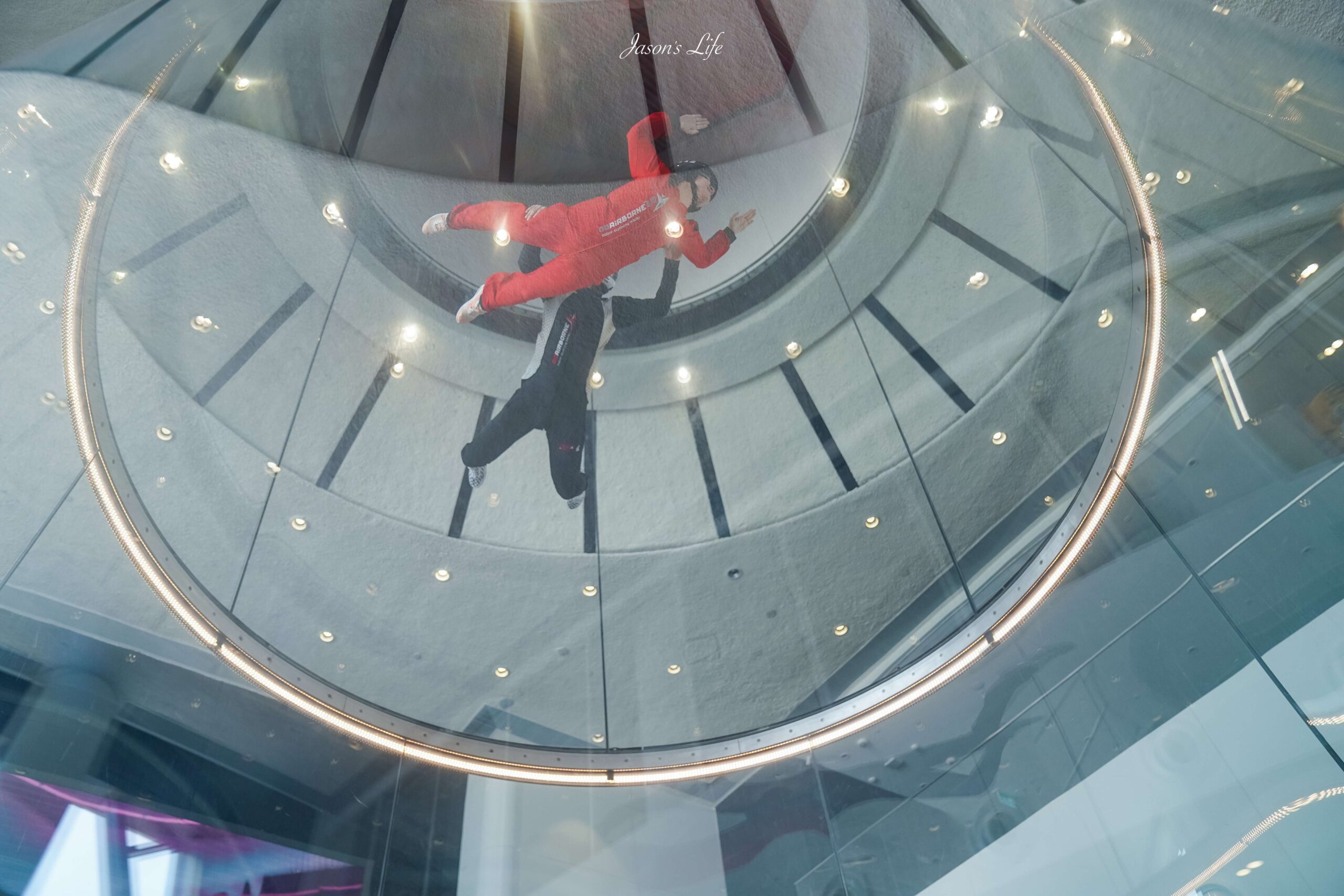 【澳門｜景點】GoAirborne 室内跳傘。葡京人飯店超人氣設施，體驗高空跳傘的刺激感，還可當個飛人 @Jason&#039;s Life