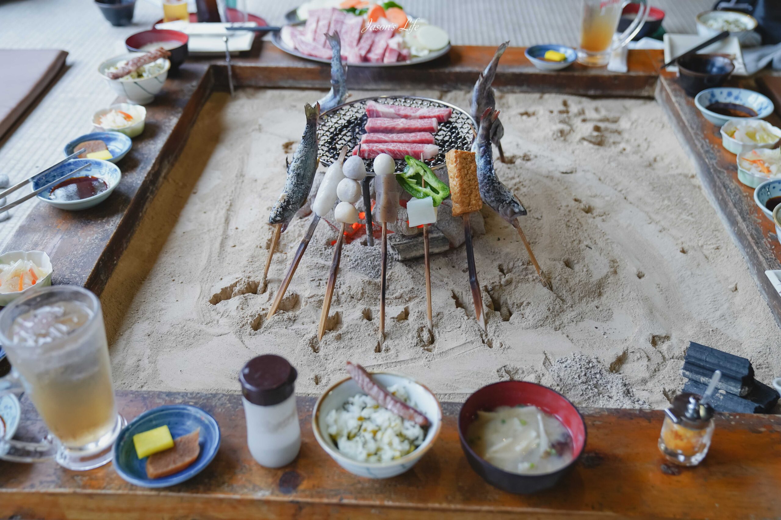 日本,熊本,日本美食,熊本美食,高森田楽村,和牛,山女魚,傳統料理,日式料理
