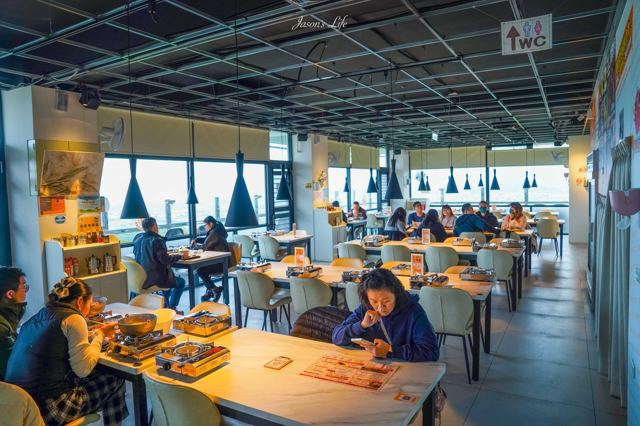 【彰化芬園｜美食】3果6素 360度超級食物景觀餐廳。139縣道景觀餐廳，彰化夜景泡腳餐廳，還可吃養生鍋 @Jason&#039;s Life