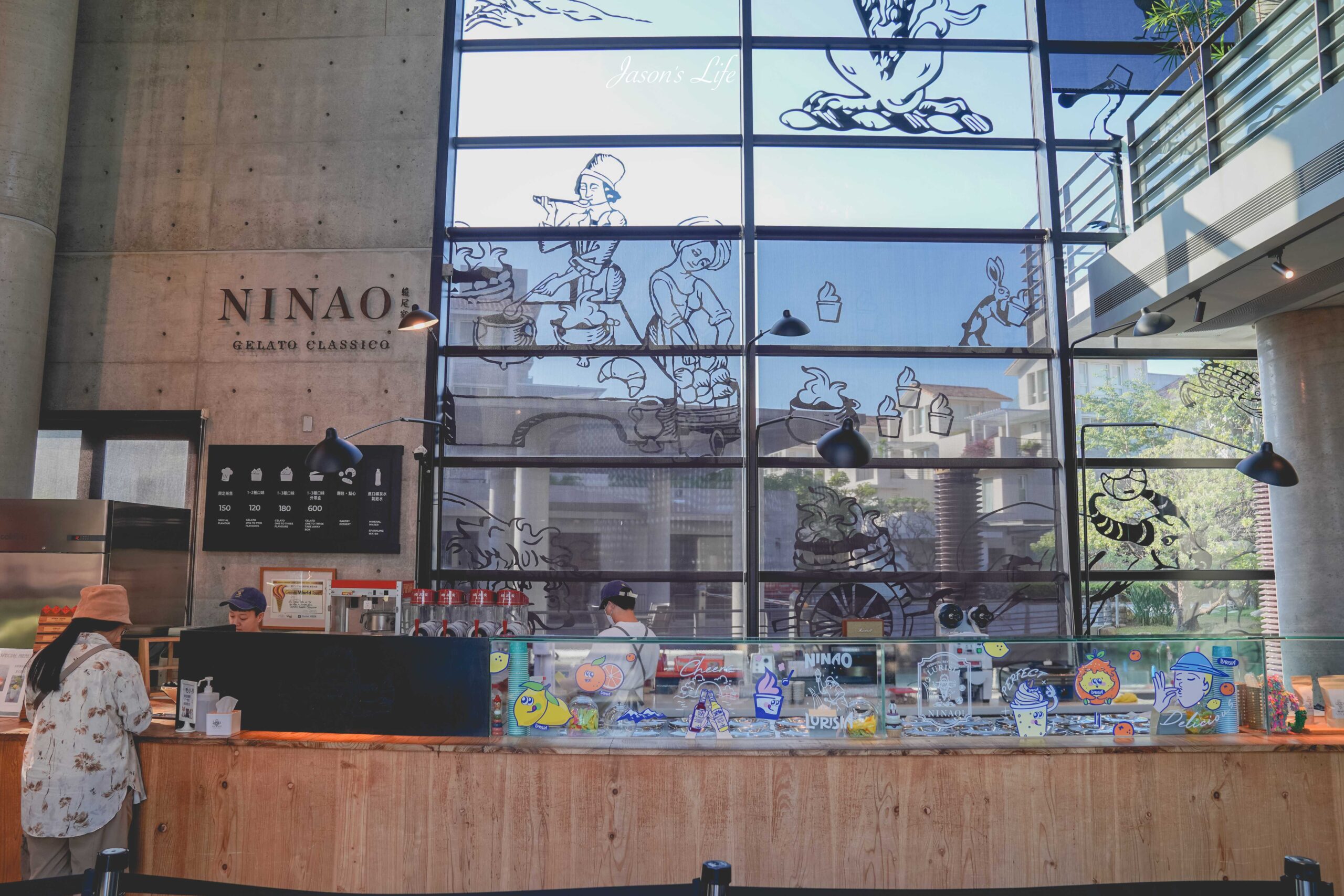 【台南安平│美食】NINAO Gelato 蜷尾家經典冰淇淋。安平門市人氣口味推薦、清水模IG打卡熱點、停車資訊全攻略！ @Jason&#039;s Life