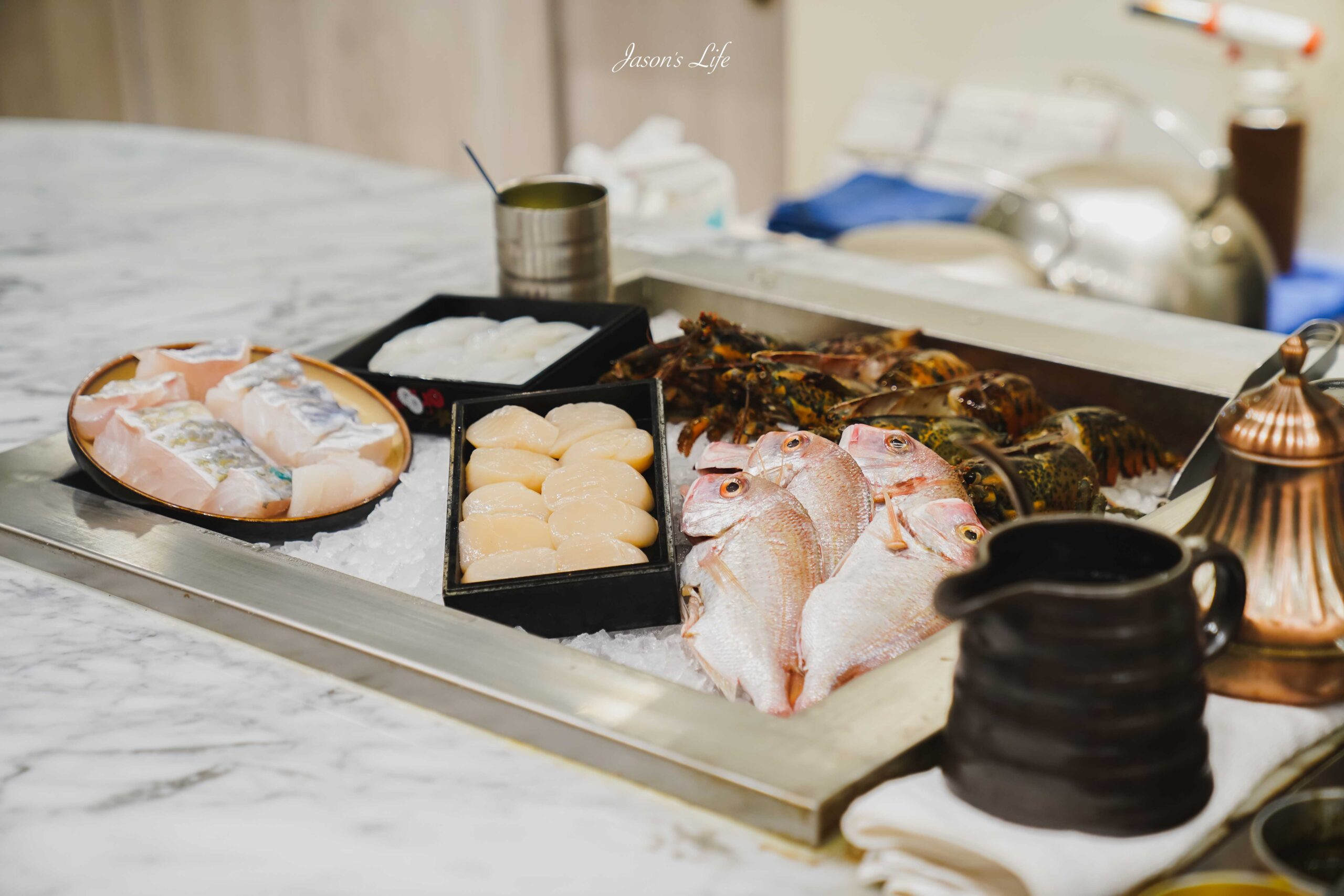 【台中慶生聚餐首選】【台中東區｜美食】明水然・樂-台中大魯閣店。Google評論全台平均4.8，頂級無菜單鐵板燒！慶生、約會首選，高CP值吃到龍蝦三吃與A5和牛！ @Jason&#039;s Life