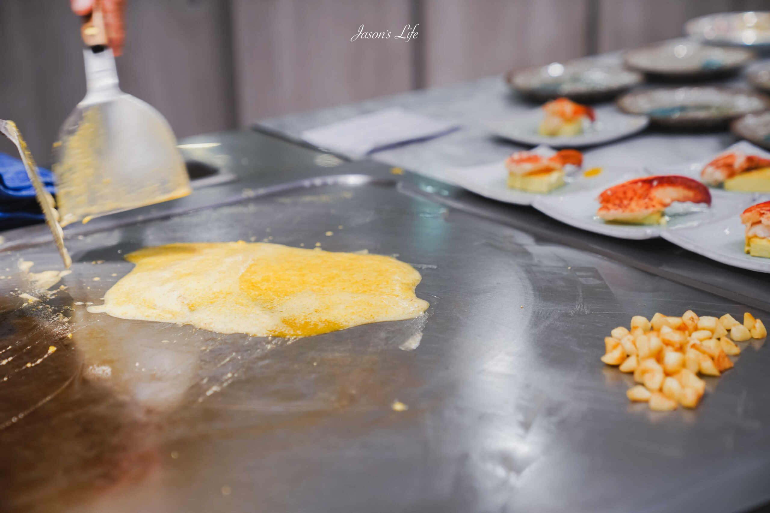 【台中慶生聚餐首選】【台中東區｜美食】明水然・樂-台中大魯閣店。Google評論全台平均4.8，頂級無菜單鐵板燒！慶生、約會首選，高CP值吃到龍蝦三吃與A5和牛！ @Jason&#039;s Life