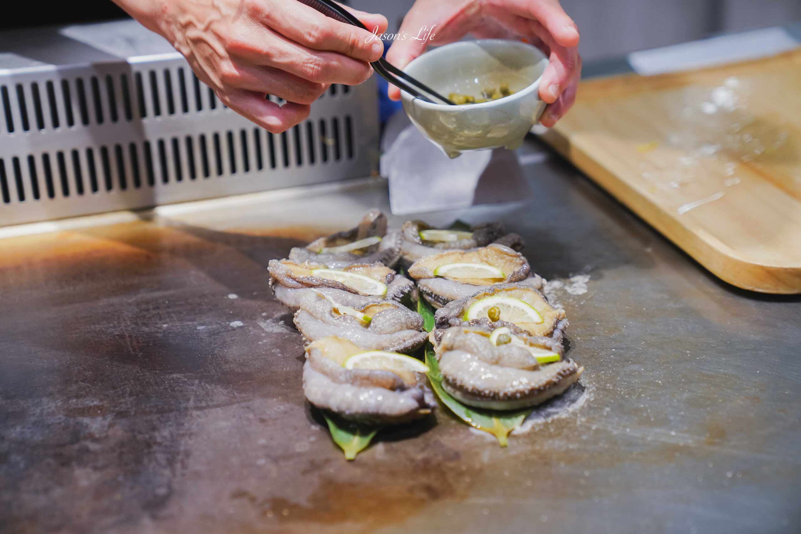【台中慶生聚餐首選】【台中東區｜美食】明水然・樂-台中大魯閣店。Google評論全台平均4.8，頂級無菜單鐵板燒！慶生、約會首選，高CP值吃到龍蝦三吃與A5和牛！ @Jason&#039;s Life