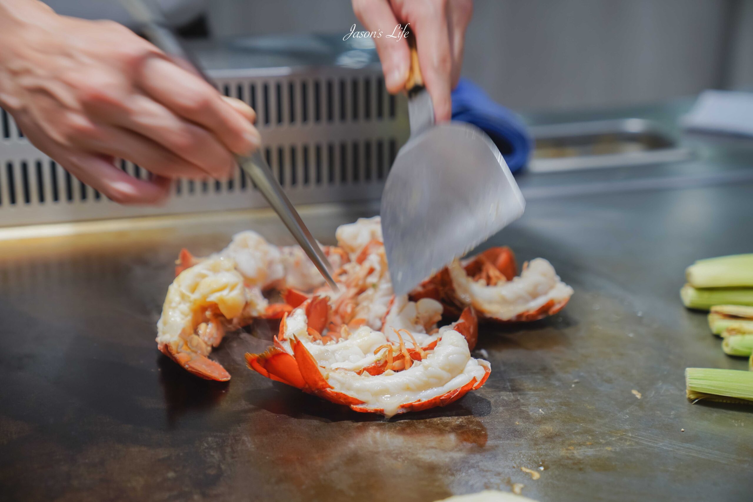 【台中慶生聚餐首選】【台中東區｜美食】明水然・樂-台中大魯閣店。Google評論全台平均4.8，頂級無菜單鐵板燒！慶生、約會首選，高CP值吃到龍蝦三吃與A5和牛！ @Jason&#039;s Life