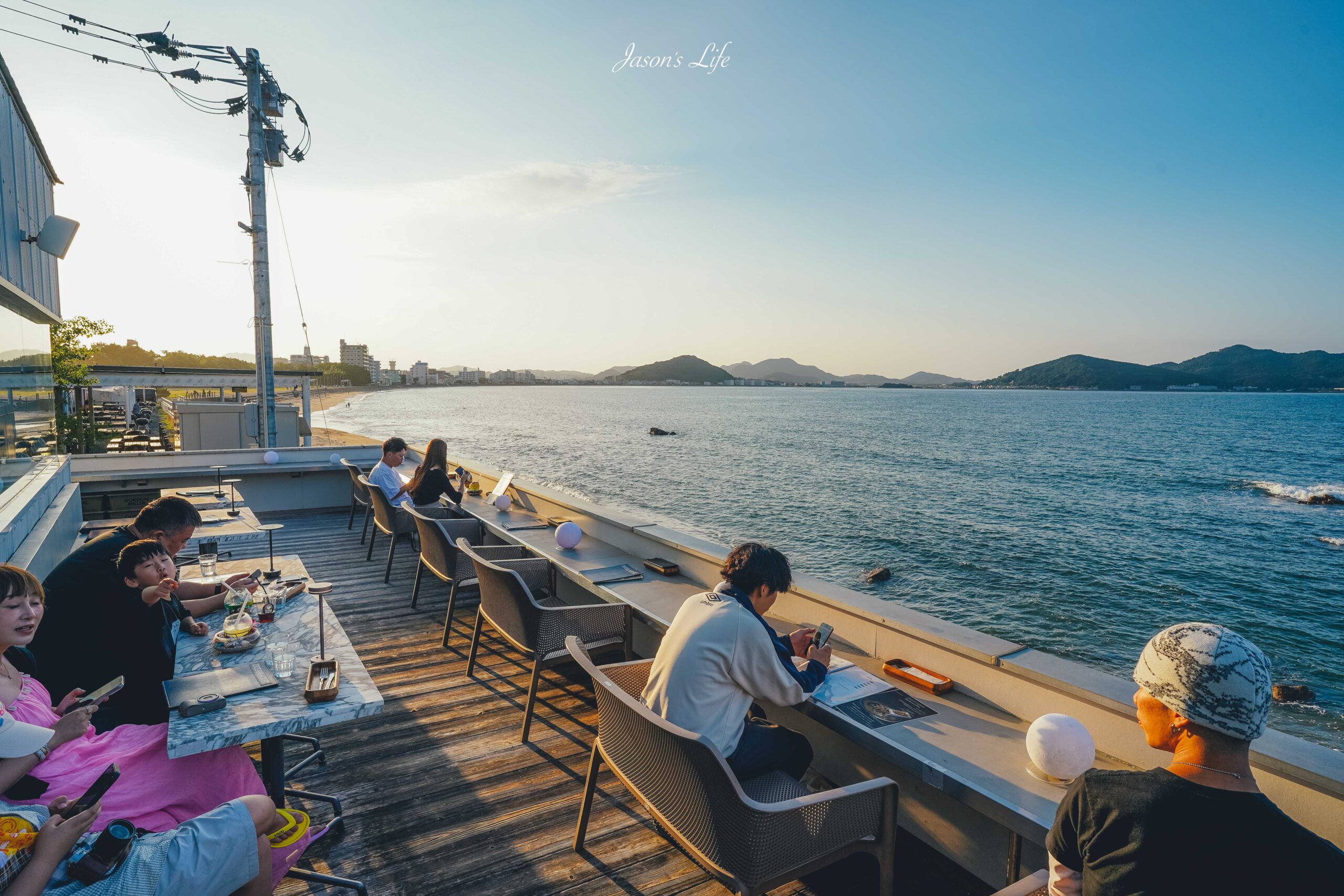 【日本福岡│美食】 Ocean House。福岡約會餐廳推薦，眺望玄界灘的海景餐廳，邊看夕陽邊用餐的浪漫體驗 @Jason&#039;s Life