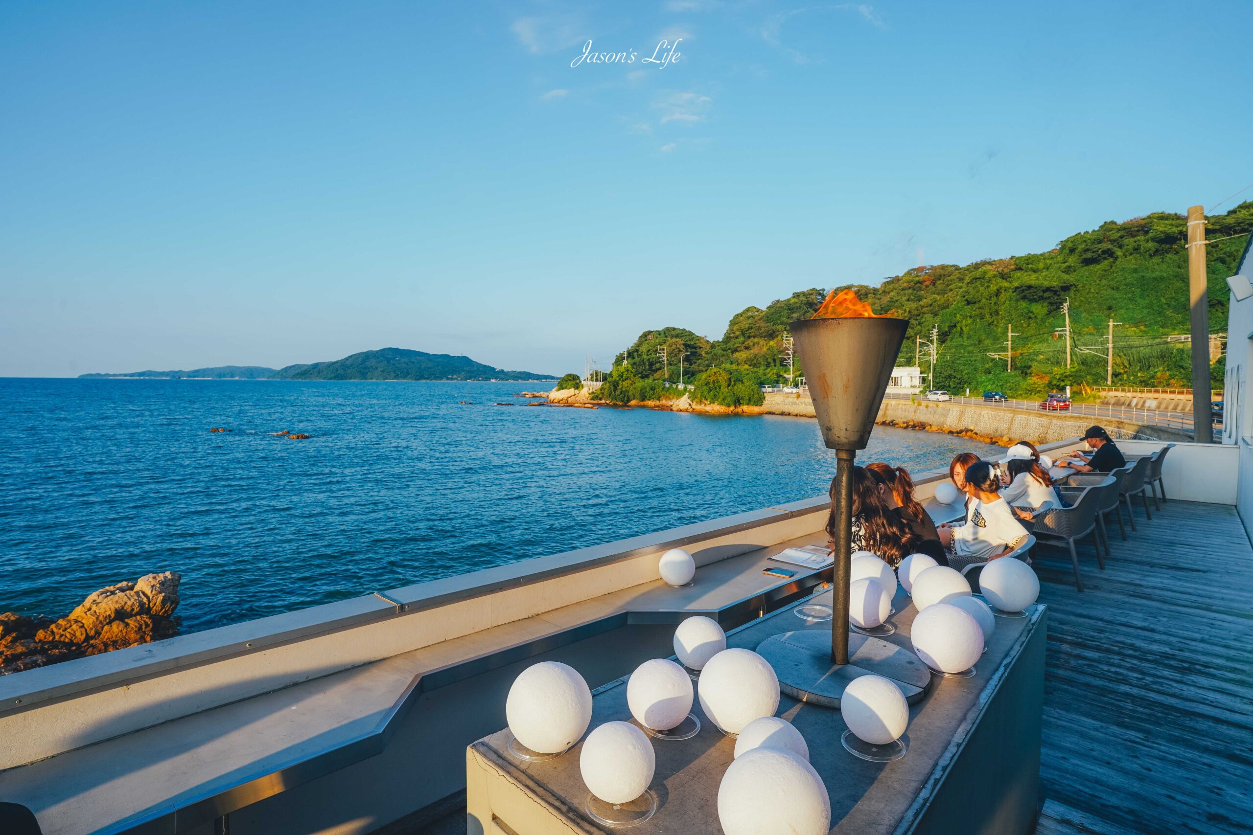 【日本福岡│美食】 Ocean House。福岡約會餐廳推薦，眺望玄界灘的海景餐廳，邊看夕陽邊用餐的浪漫體驗 @Jason&#039;s Life