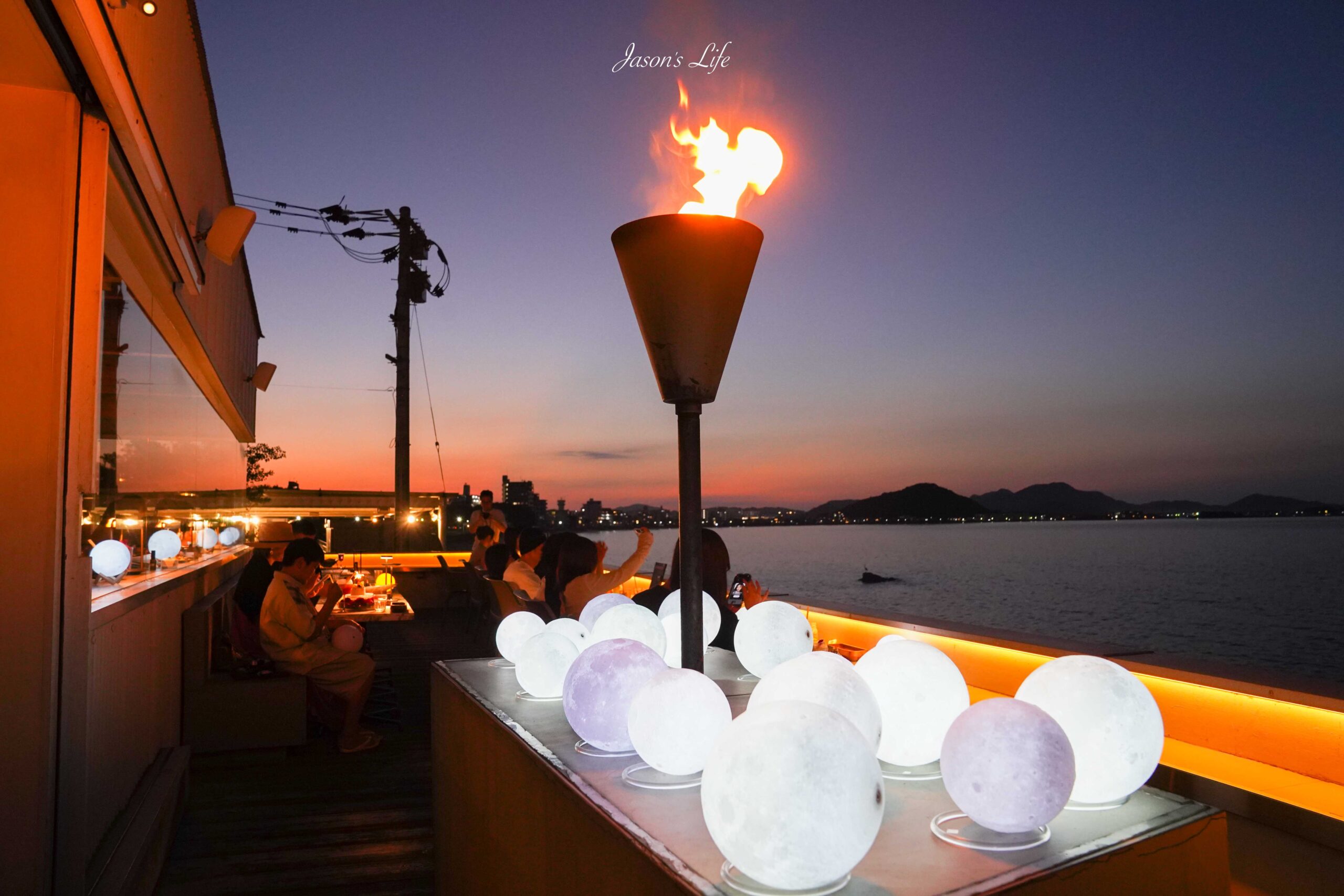 【日本福岡│美食】 Ocean House。福岡約會餐廳推薦，眺望玄界灘的海景餐廳，邊看夕陽邊用餐的浪漫體驗 @Jason&#039;s Life