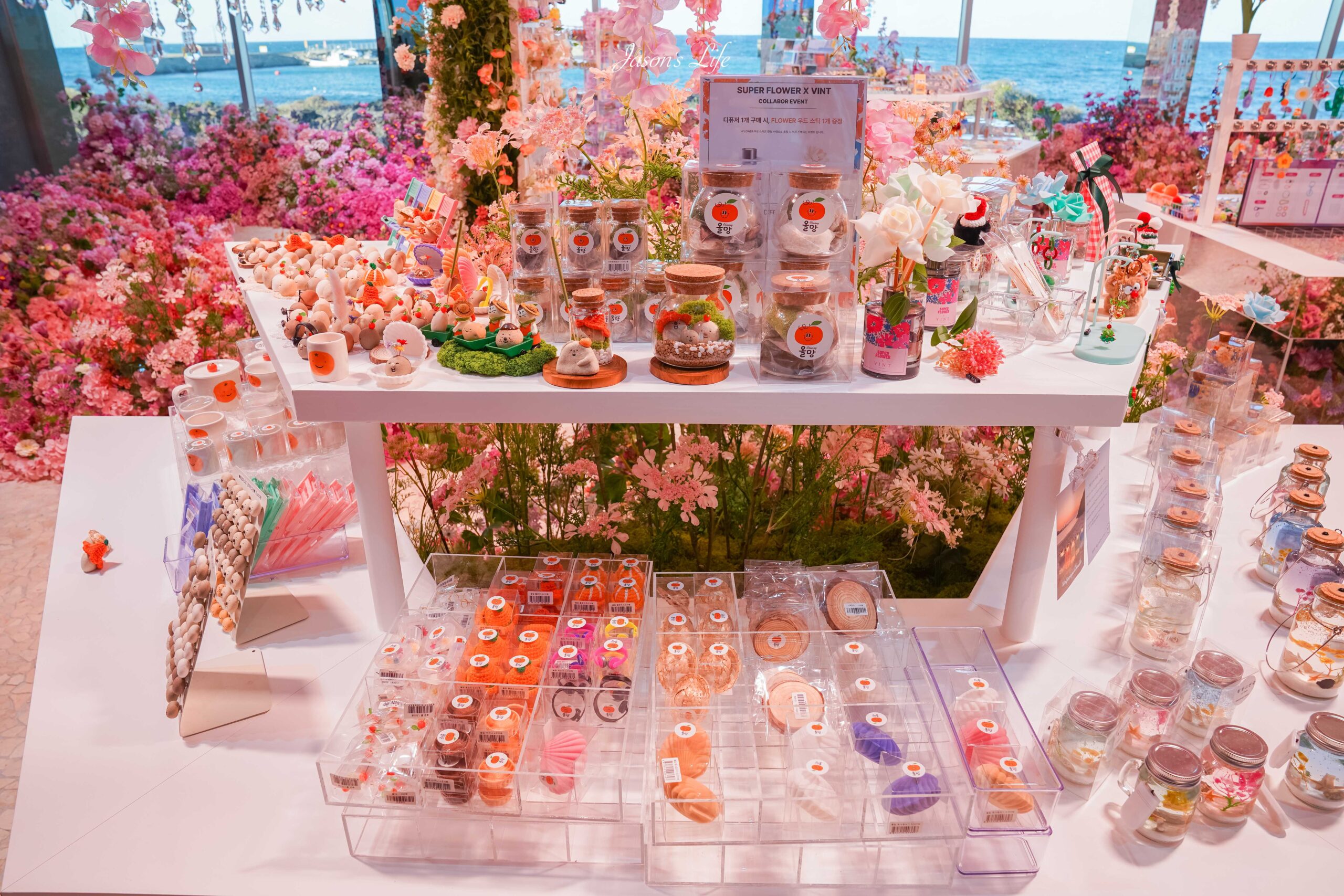 【韓國濟州｜美食】Super Flower(수퍼플라워)。最新花藝系網美咖啡廳，柔美花海、浮誇佈置，超有儀式感 @Jason&#039;s Life