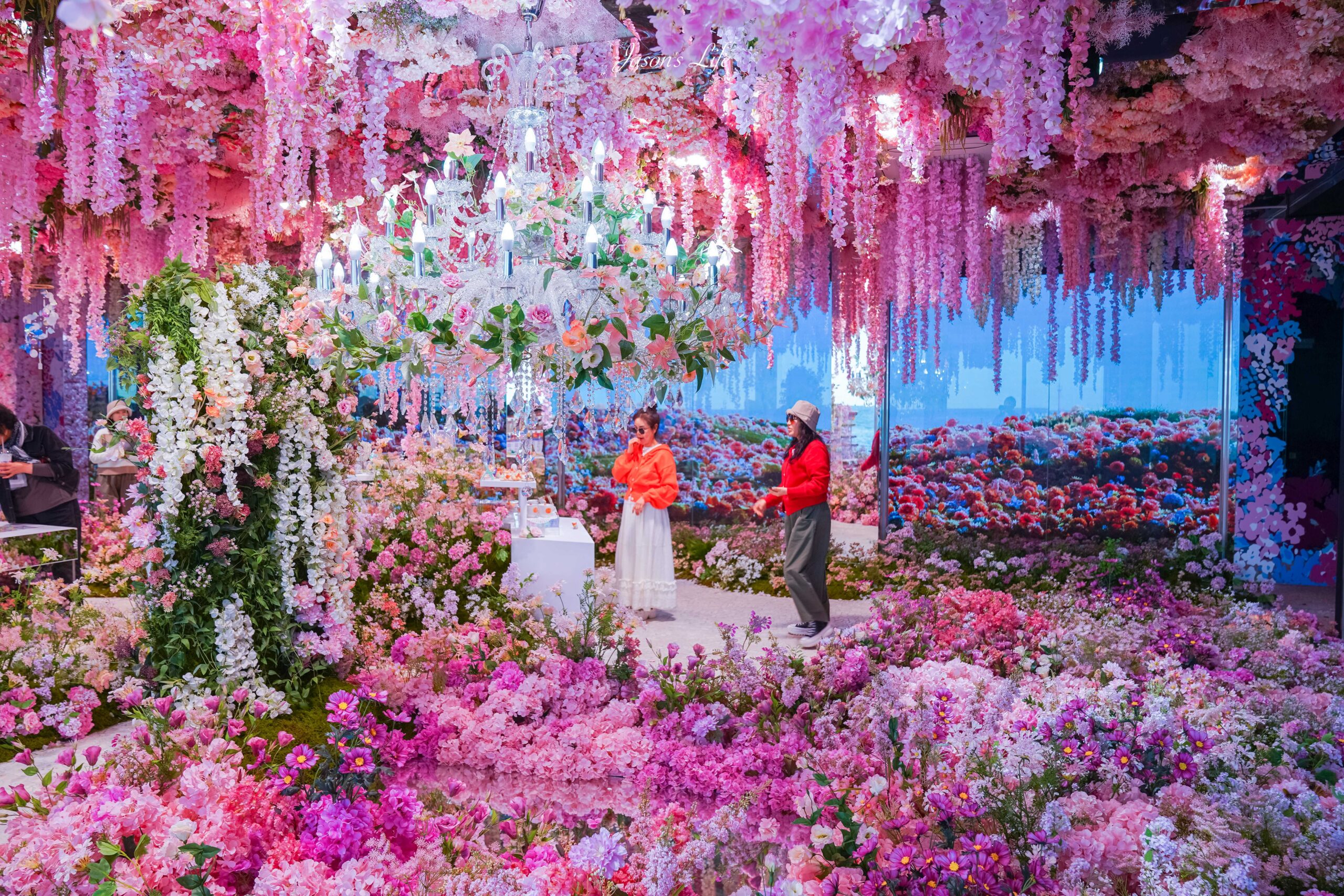 【韓國濟州｜美食】Super Flower(수퍼플라워)。最新花藝系網美咖啡廳，柔美花海、浮誇佈置，超有儀式感 @Jason&#039;s Life