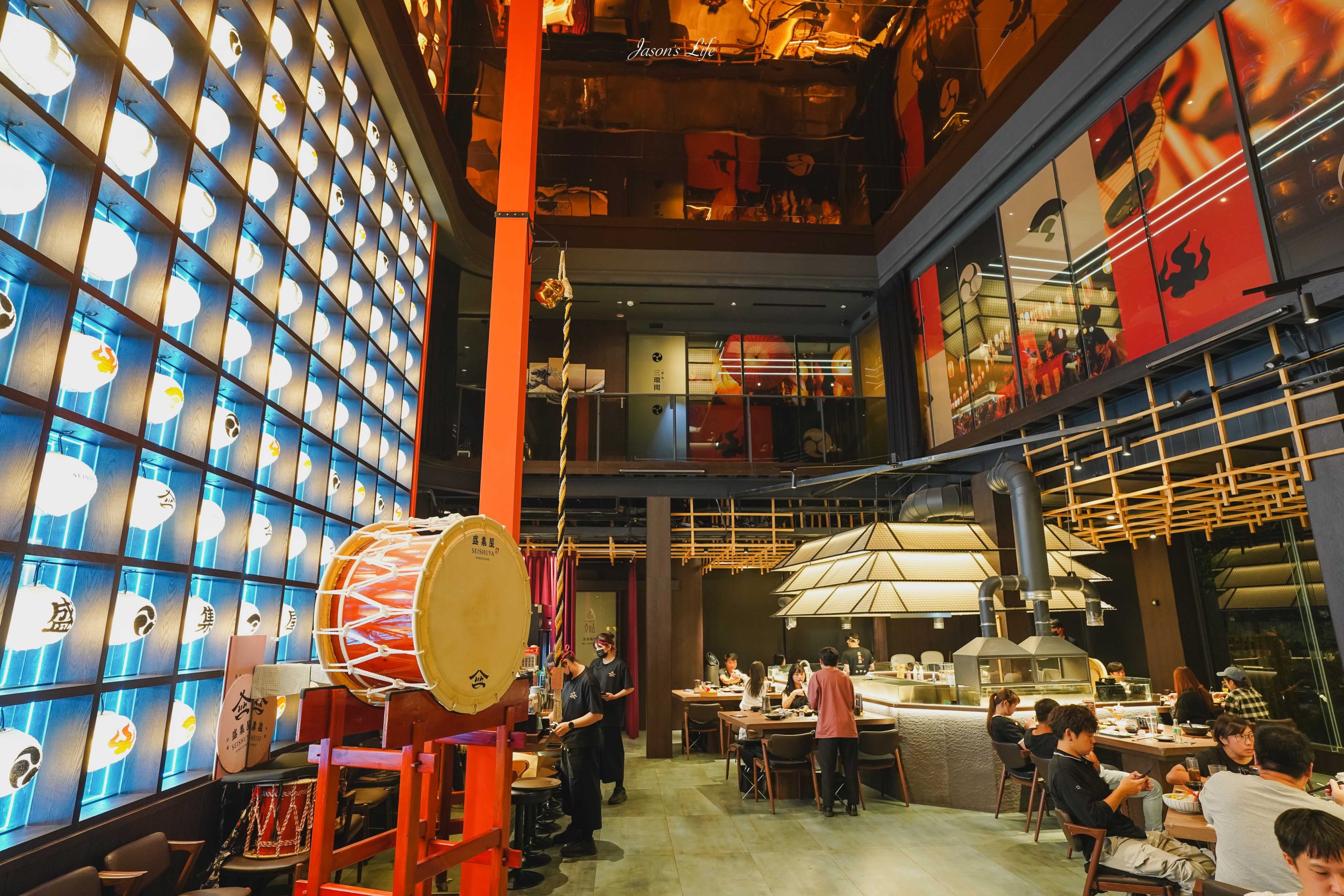 【台中北屯│美食】盛集屋SEISHUYA炉端燒專門店｜台中北屯日式祭典爐端燒，七彩燈籠牆&times;太鼓&times;船槳遞餐，營業到凌晨的深夜食堂（附完整菜單） @Jason's Life